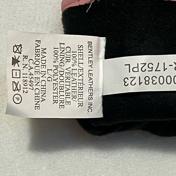 NWOT Bentley W Gloves SZL - Picture 4 of 4